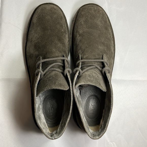 UGG Leighton Chukka Suede Boots, Men’s 13 EU 47 Brown 2-hole lace up, 1005487 main image 13
